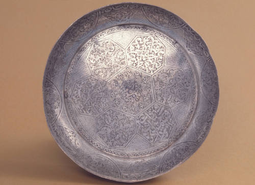 Silver bowl with arabesques