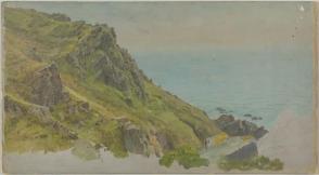 Shore of Guernsey Island (study)