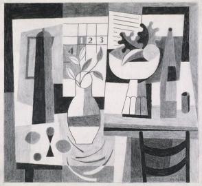 Study for Still Life with Calendar