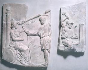 Two Frieze Fragments:  Building The Argo