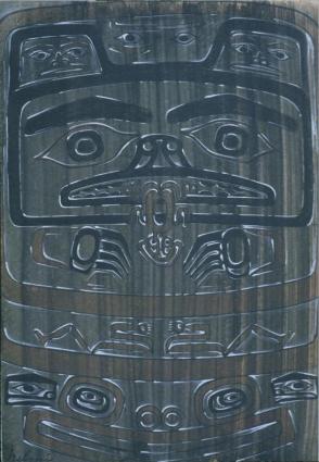 Beaver Frog Face - Totem Pole Motif