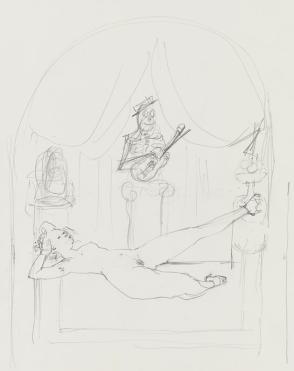Preparatory sketch for Susanna and the Eldest