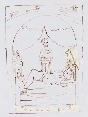 Preparatory sketch for Susanna and the Eldest