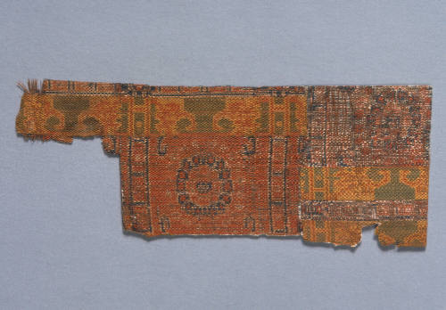 Textile fragment, Wheel of the Law