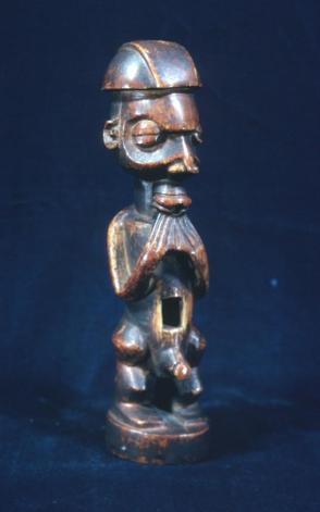 Standing male fetish figure