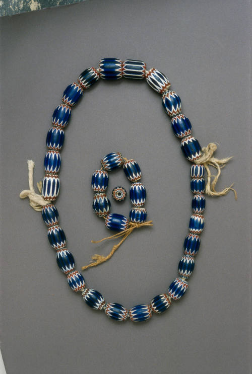 Necklace, bracelet, and bead