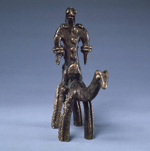 Figure mounted on a camel
