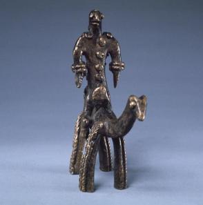 Figure mounted on a camel