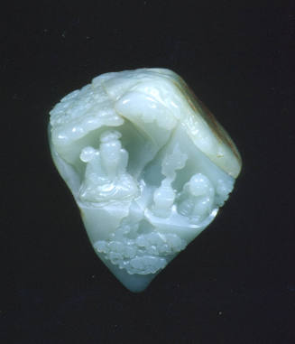 Mountain cave scene