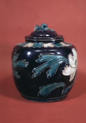 Covered jar