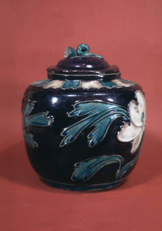 Covered jar