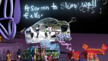 Video still from Jacolby Satterwhite's "Country Ball 1989-2012"