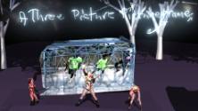 Video still from Jacolby Satterwhite's "Country Ball 1989-2012"