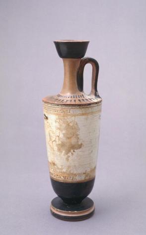 White Ground Lekythos (oil or perfume container)