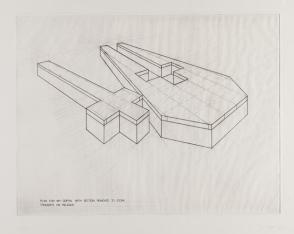 Plan for My Coffin with Section Removed to Store Thoughts on Religion