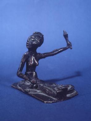 Seated Female Figure on Base