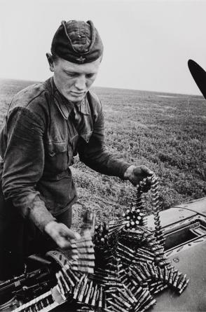 Gunner Loading Ammunition, 1941-45