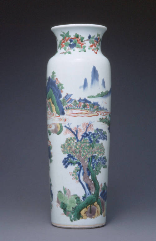 Cylindrical vase