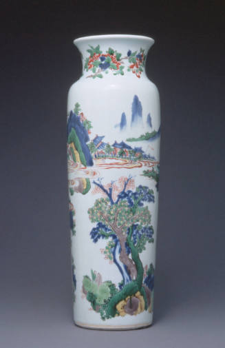 Cylindrical vase