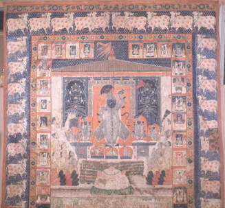 Temple Hanging:  Krishna as Sri Nathaji