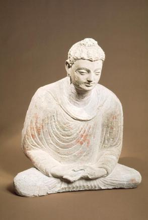 Seated Buddha in meditation gesture (mudra)