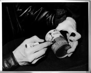 Andy Warhol, from the Artist's Hands series