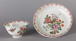 Teabowl and saucer