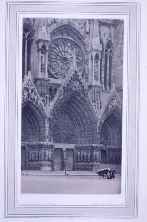 Rheims Cathedral:  West Front