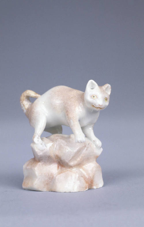Miniature figure of a cat