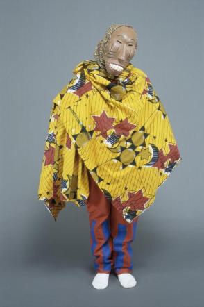Elenu Eiye ("the owner of the mouth that's in constant celebration") Mask and Costume for a "Being from Beyond"