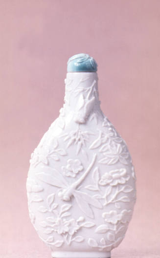 Snuff Bottle:  Flowers and Insects