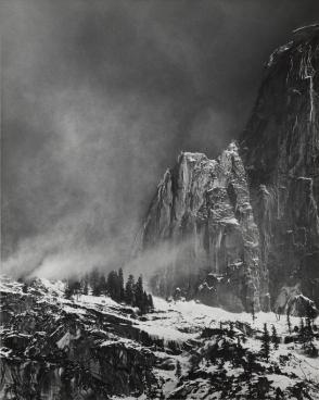 Snowstorm at Half Dome