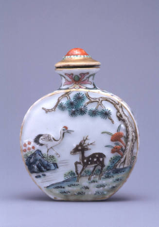 Porcelain snuff bottle