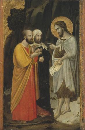 Saint John the Baptist Meets Two Pharisees