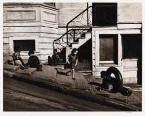 Childred with Tire, San Francisco