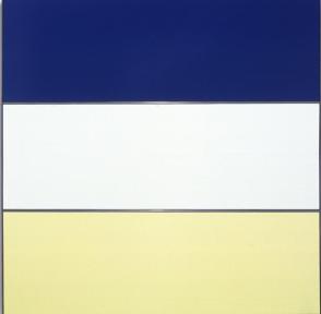 Untitled (Blue, White and Yellow)