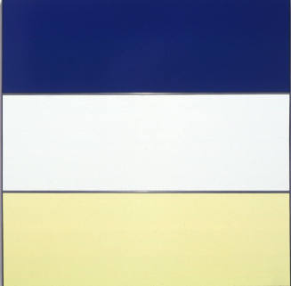 Untitled (Blue, White and Yellow)