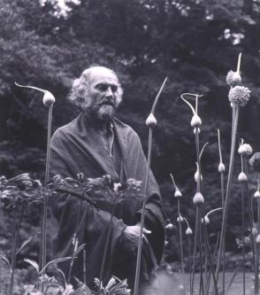 Morris Graves in His Leek Garden