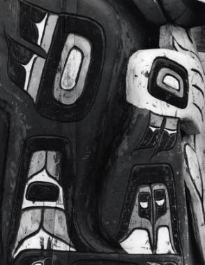 Untitled, (Totem Pole Detail, Alaska)