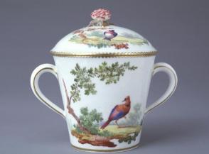 Two handled covered cup