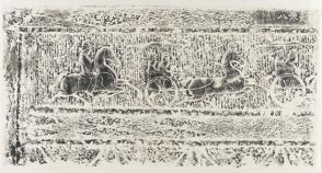 Rubbing from a temple, Jiaxiang, Shandong province, ca. 100 A.D.