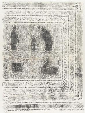 Rubbing from a temple, Jiaxiang, Shandong province, ca. 100 A.D.