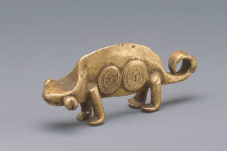 Gold weight:  chameleon