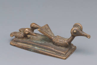 Gold weight:  three birds
