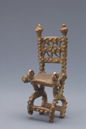 Gold weight:  chair