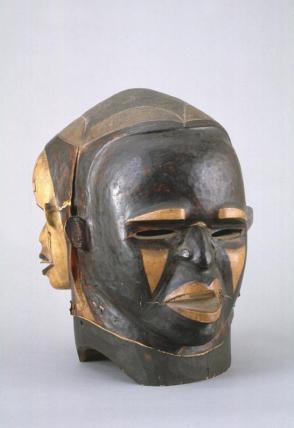 Three-faced helmet mask
