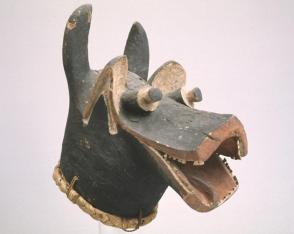 Suah Buah (Large Dance) Mask with costume