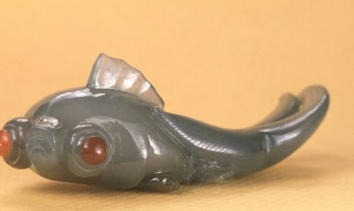 Snuff Bottle:  Double-Tailed Goldfish