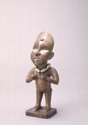 Nkondi (figurated medicine) of a standing woman