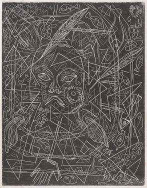 Mark Tobey's Eskimo mask